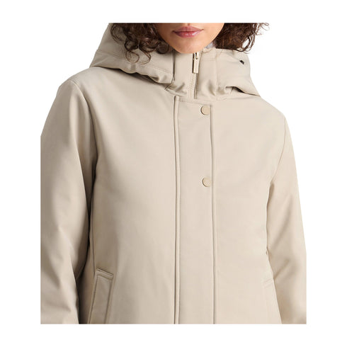 Woolrich Parka Parka Donna Firth con pelliccia Beige A24 - WOOLRICHCFWWOU1017FRUT3496 - 7404 - XS - Francavilla Moda